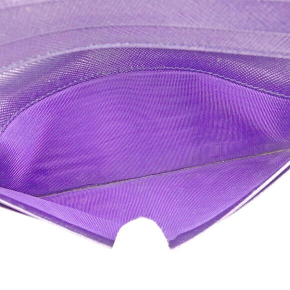 PRADA Long Wallet Leather Authentic USED - Picture 5 of 8